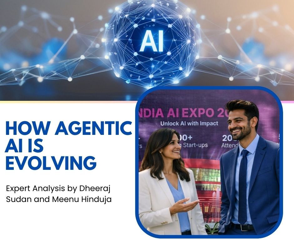 Dheeraj Sudan - Meenu Hinduja in AI summit India